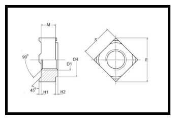 Square Weld Nut Sturdfix Singhania International Limited